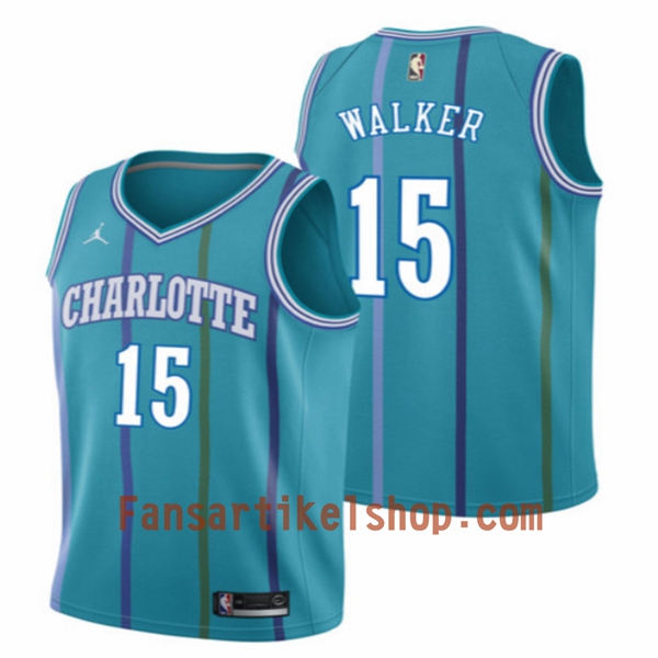 NBA Charlotte Hornet Trikots Kemba Walker 15 Jordan Classic Edition Swingman - Herren NBA Charlotte Hornet Trikots Kemba Walker 15 Jordan Classic Edition Swingman - Herren